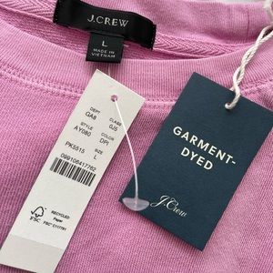 J.CREW crew neck sweatshirt size L
